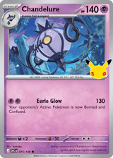 Chandelure Common 30th Celebration