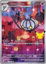 Chandelure Illustration Rare 30th Celebration