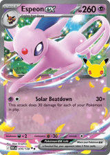 Espeon ex Double Rare 30th Celebration