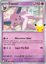 Espeon Common 30th Celebration