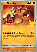 Groudon Rare 30th Celebration
