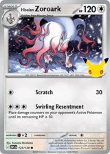 Hisuian Zoroark Common 30th Celebration