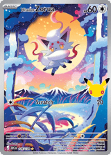 Hisuian Zorua Illustration Rare 30th Celebration