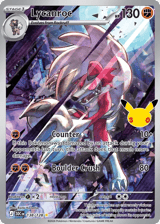 Lycanroc Illustration Rare 30th Celebration