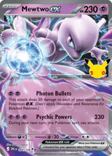 Mewtwo ex Double Rare 30th Celebration
