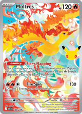 Moltres Illustration Rare 30th Celebration