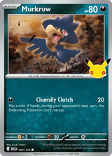 Murkrow Common 30th Celebration