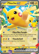 Pikachu ex Double Rare 30th Celebration