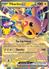 Pikachu ex Double Rare 30th Celebration