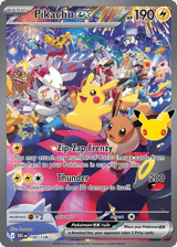 Pikachu ex 30th Celebration Pokemon card