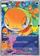 Scraggy Illustration Rare 30th Celebration