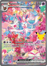 Sylveon ex 30th Celebration Pokemon card
