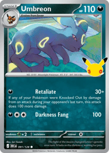 Umbreon Common 30th Celebration