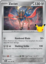 Zacian Rare 30th Celebration