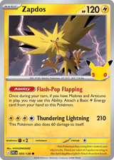 Zapdos Common 30th Celebration
