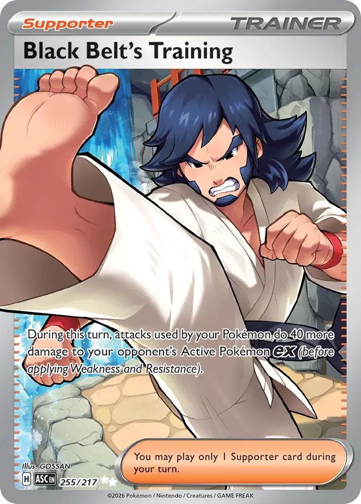 Black Belt's Training Ascended Heroes Pokemon card