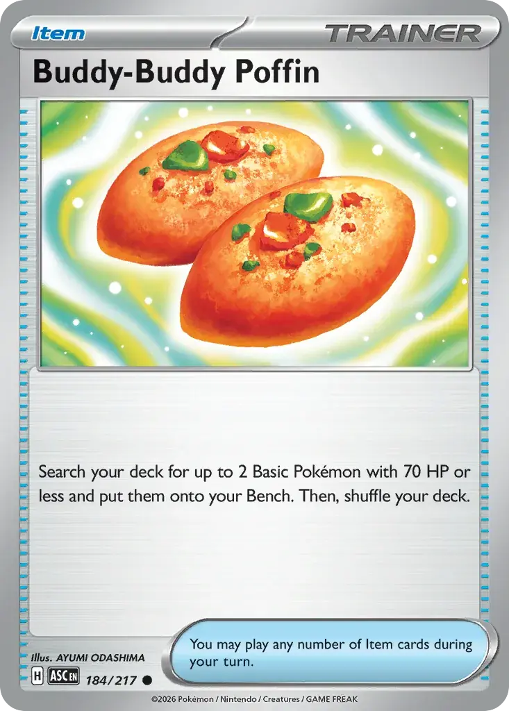 Buddy-Buddy Poffin Ascended Heroes Pokemon card