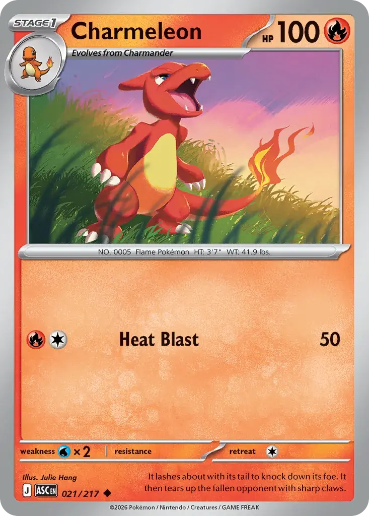 Charmeleon Ascended Heroes Pokemon card