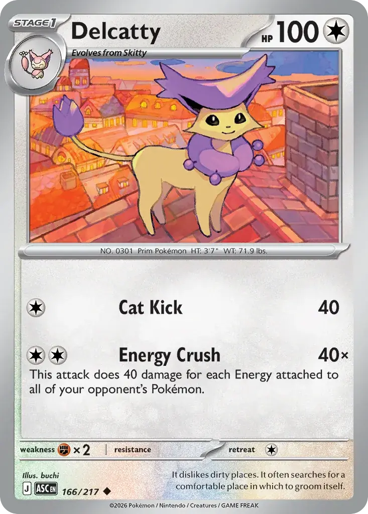 Delcatty Ascended Heroes Pokemon card