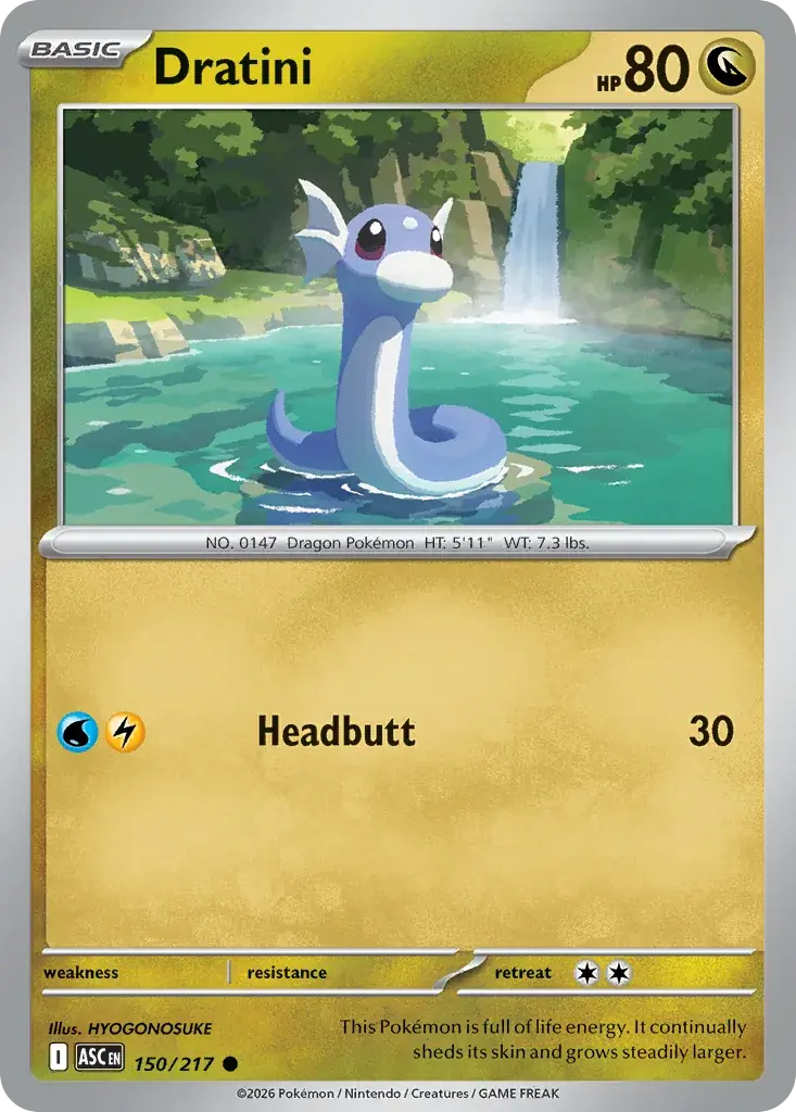 Dratini Ascended Heroes Pokemon card