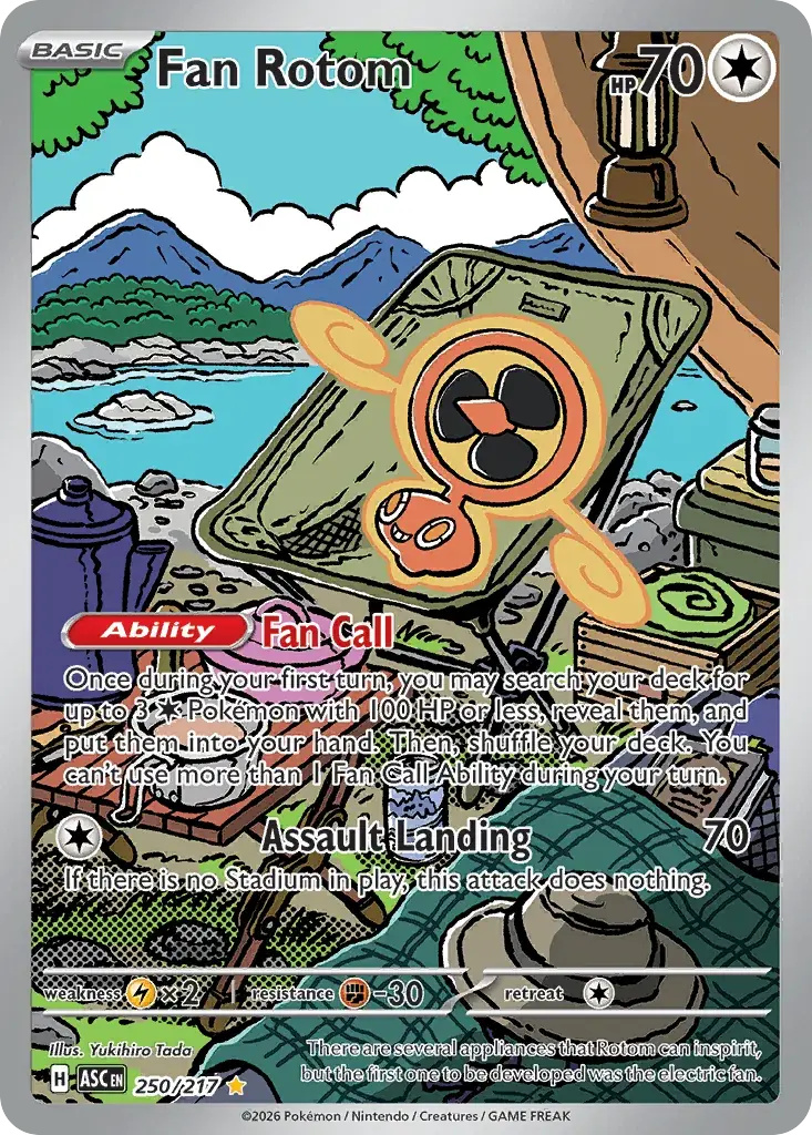 Fan Rotom Ascended Heroes Pokemon card