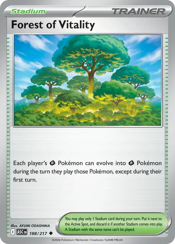 Forest of Vitality Ascended Heroes Pokemon card