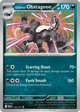 Galarian Obstagoon Uncommon Ascended Heroes