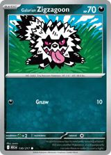 Galarian Zigzagoon Common Ascended Heroes