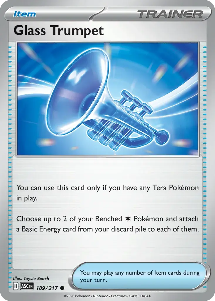 Glass Trumpet Ascended Heroes Pokemon card