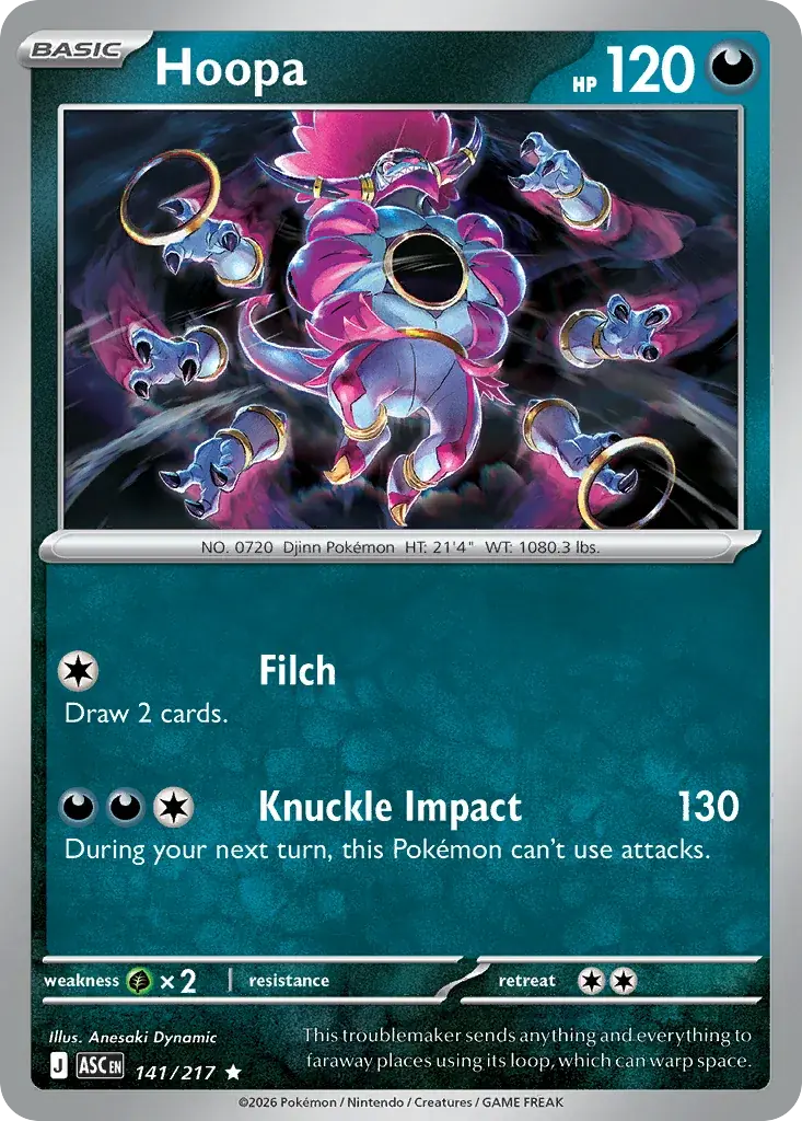 Hoopa Ascended Heroes Pokemon card