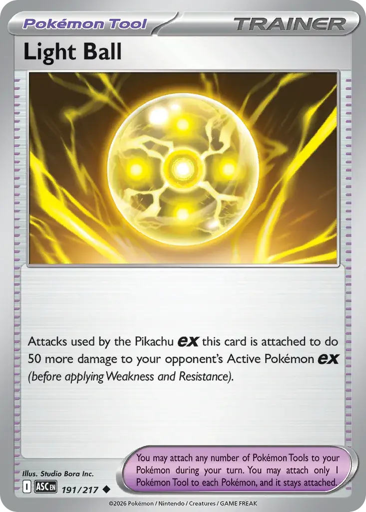 Light Ball Ascended Heroes Pokemon card