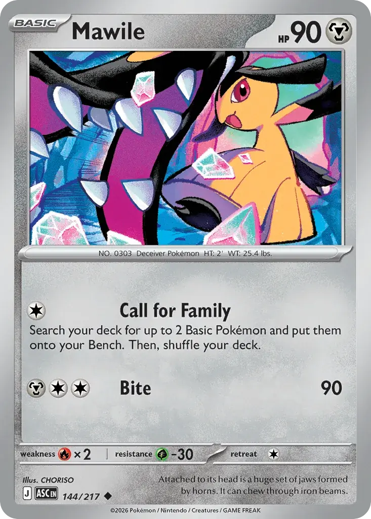 Mawile Ascended Heroes Pokemon card