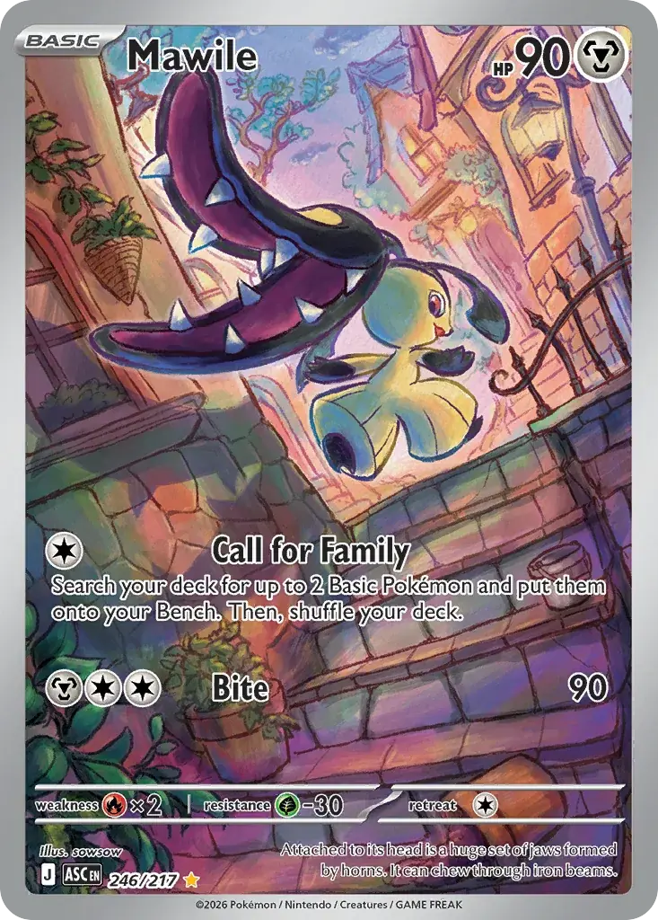Mawile Ascended Heroes Pokemon card