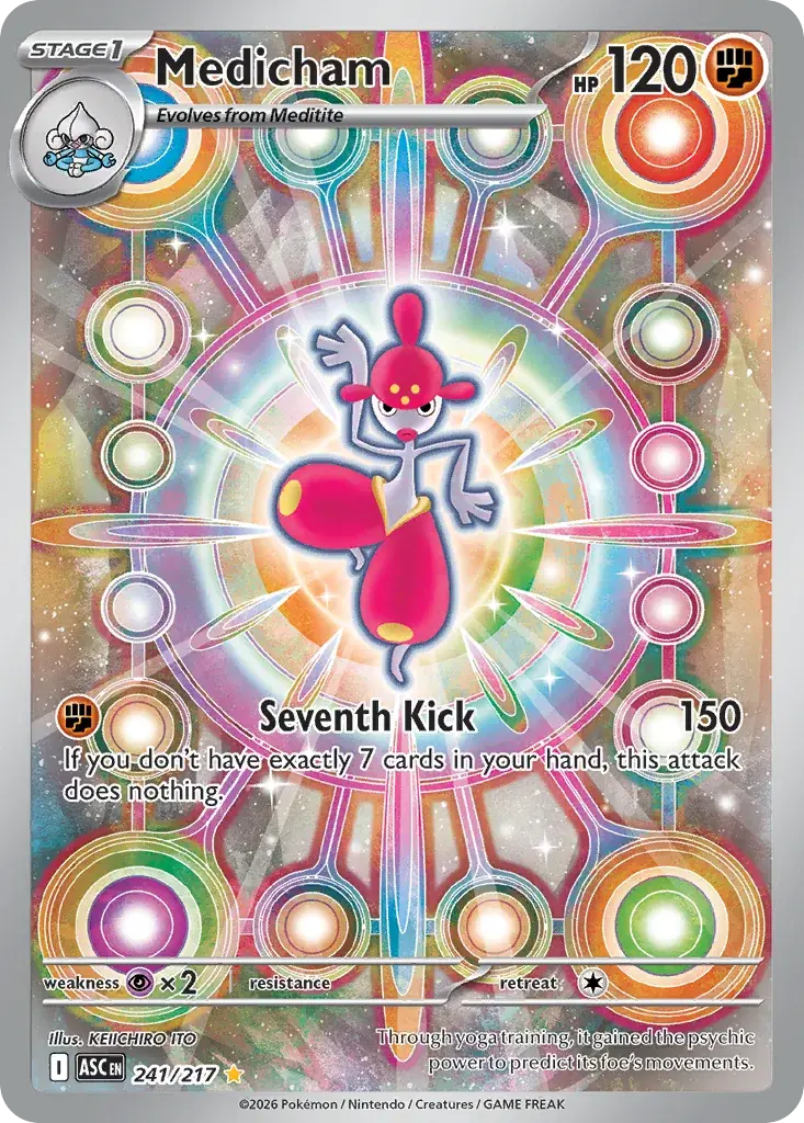 Medicham Ascended Heroes Pokemon card