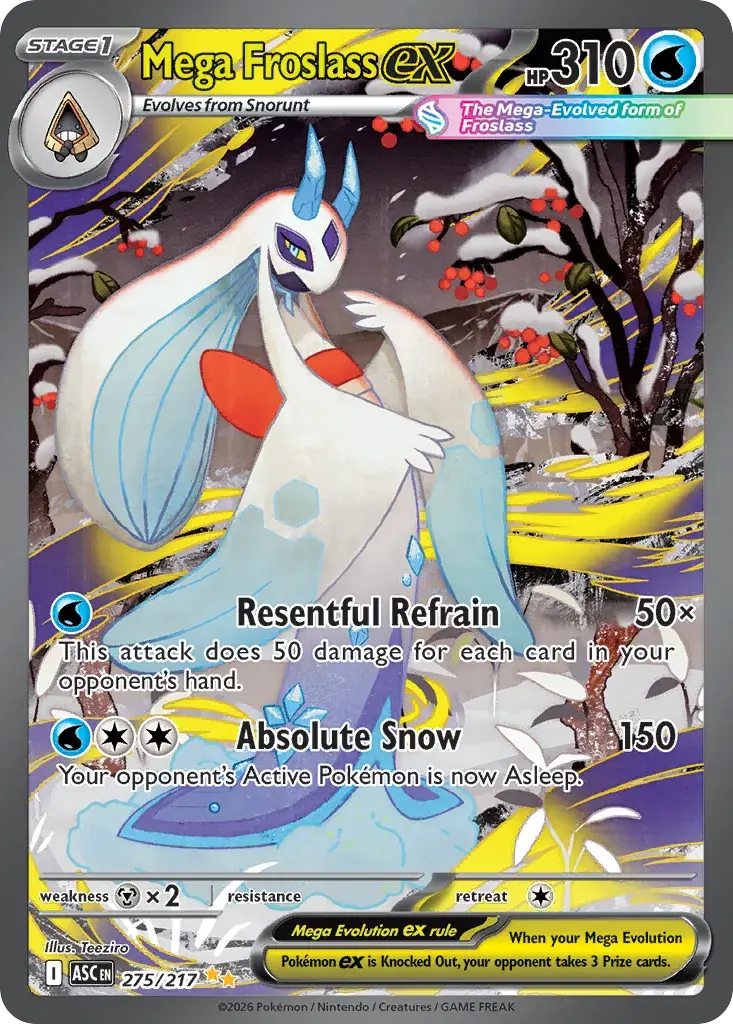 Mega Froslass ex Ascended Heroes Pokemon card
