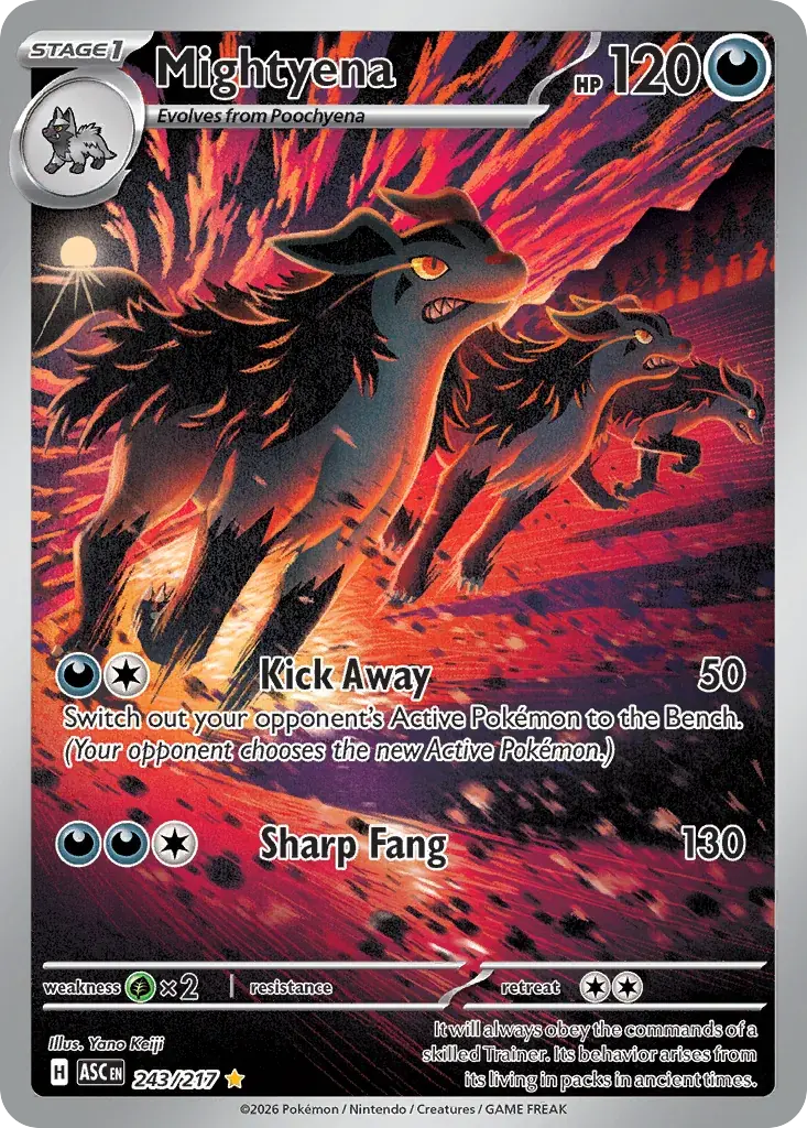 Mightyena Ascended Heroes Pokemon card