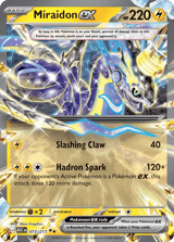 Miraidon ex Ascended Heroes Pokemon card