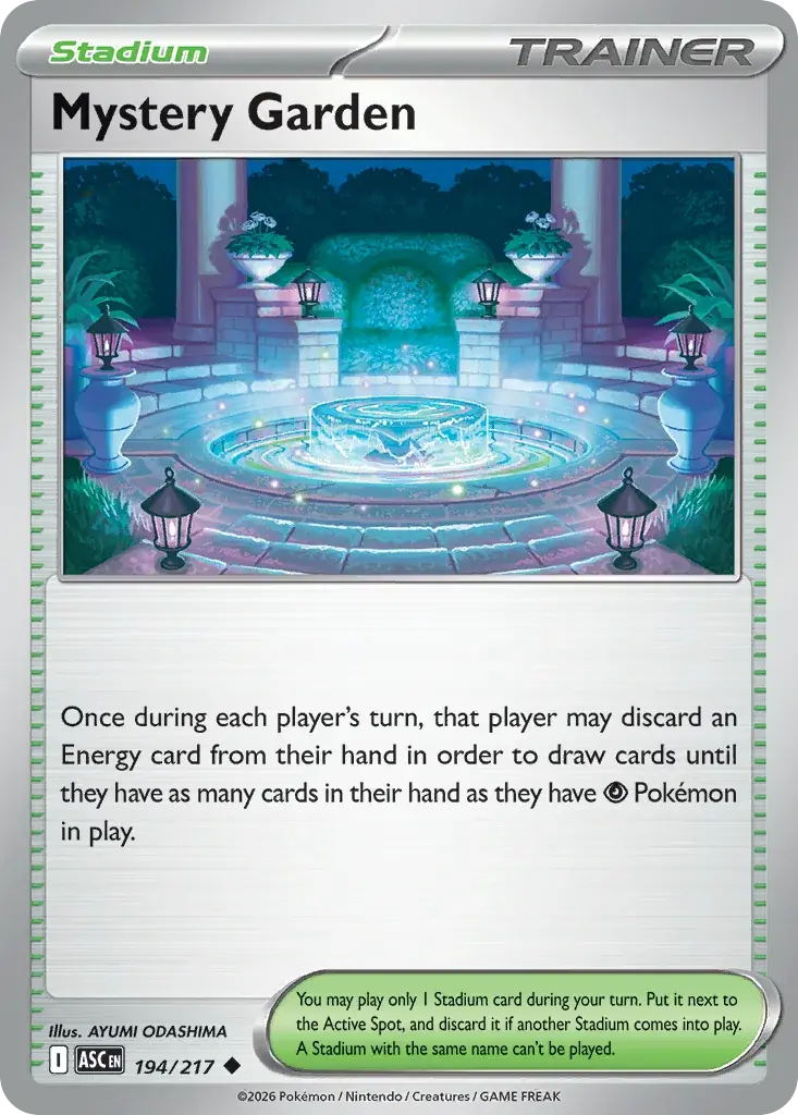 Mystery Garden Ascended Heroes Pokemon card