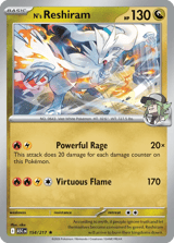 N's Reshiram Rare Ascended Heroes
