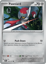 Pawniard Ascended Heroes Pokemon card