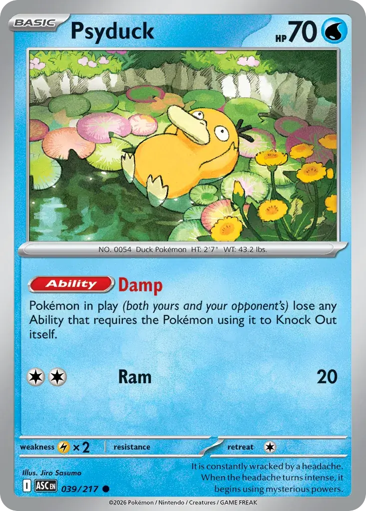 Psyduck Ascended Heroes Pokemon card