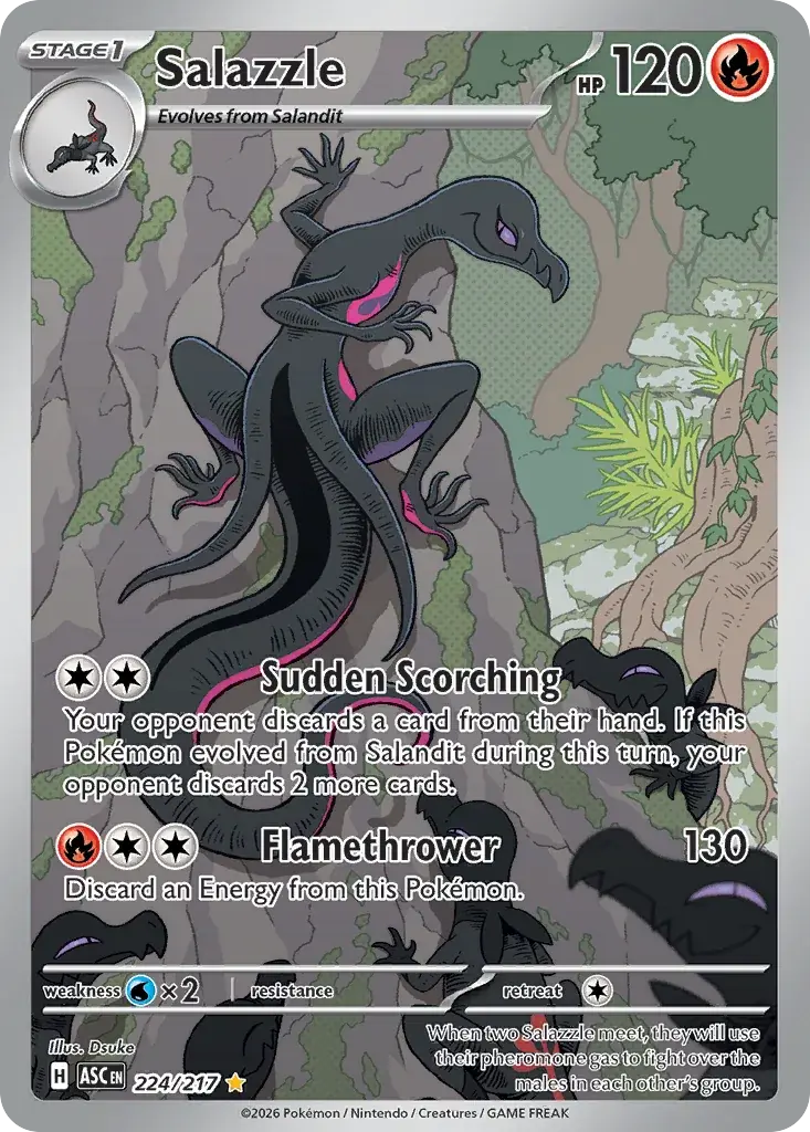 Salazzle Ascended Heroes Pokemon card