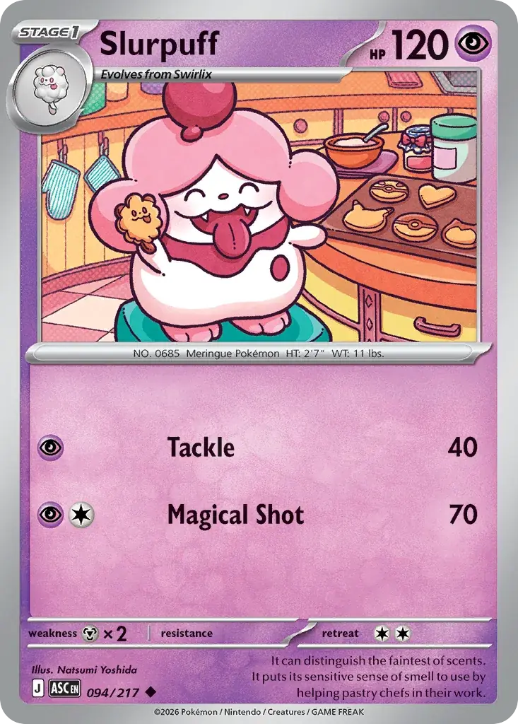 Slurpuff Ascended Heroes Pokemon card