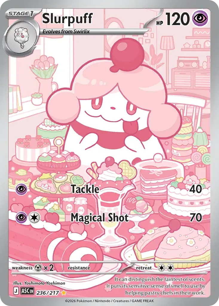 Slurpuff Ascended Heroes Pokemon card