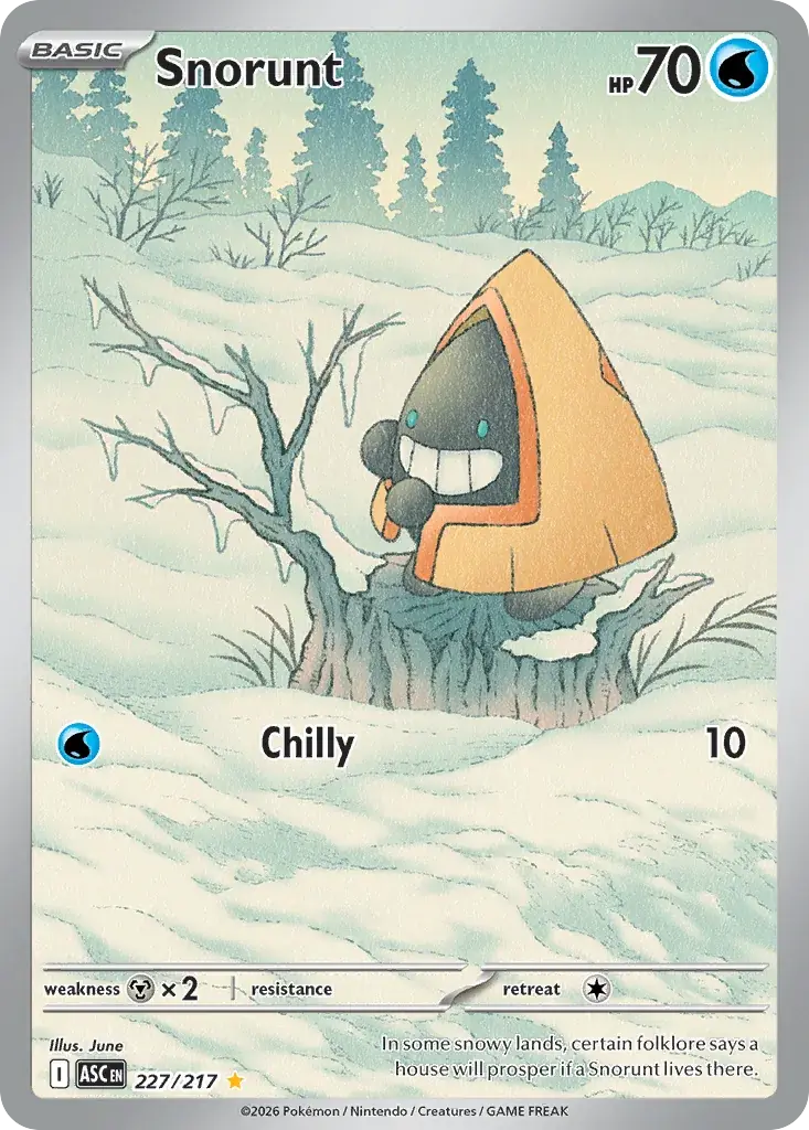 Snorunt Ascended Heroes Pokemon card