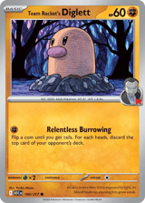 Team Rocket's Diglett Common Ascended Heroes