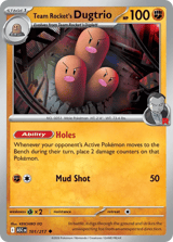 Team Rocket's Dugtrio Uncommon Ascended Heroes
