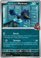 Team Rocket's Murkrow Common Ascended Heroes