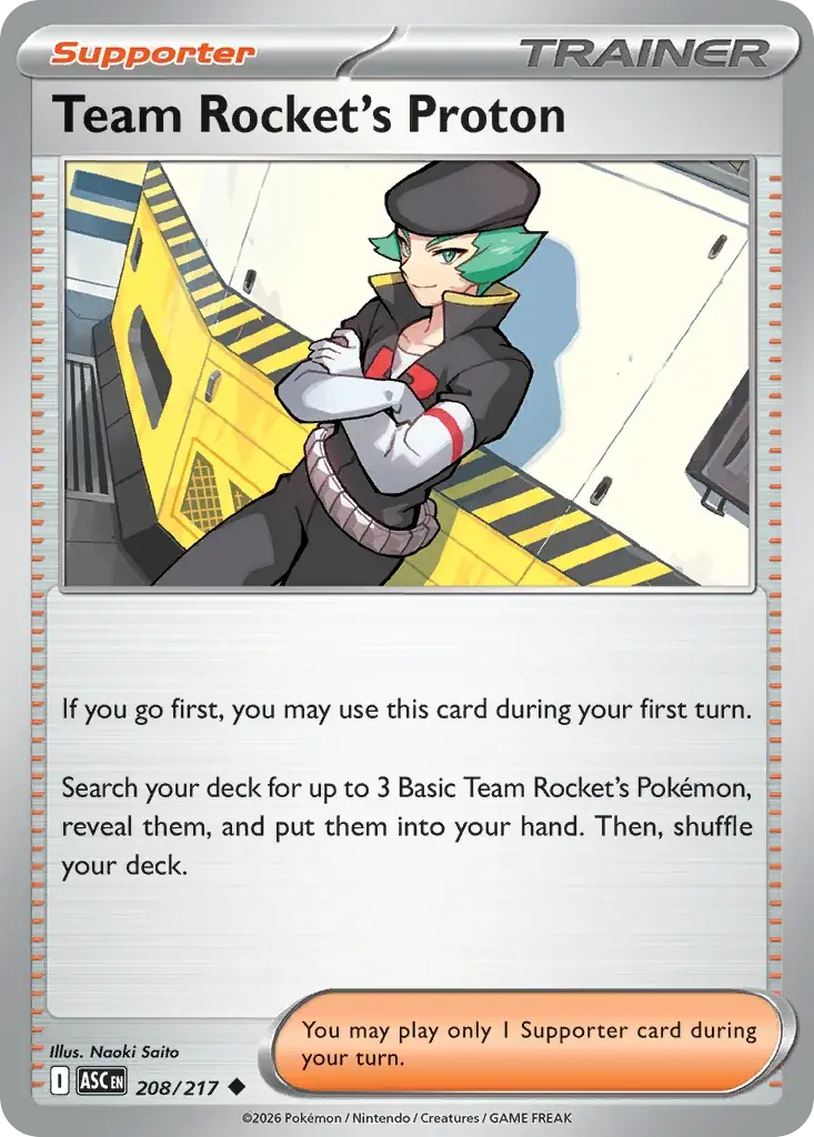 Team Rocket's Proton Ascended Heroes Pokemon card