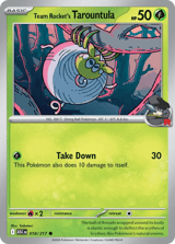 Team Rocket's Tarountula Common Ascended Heroes